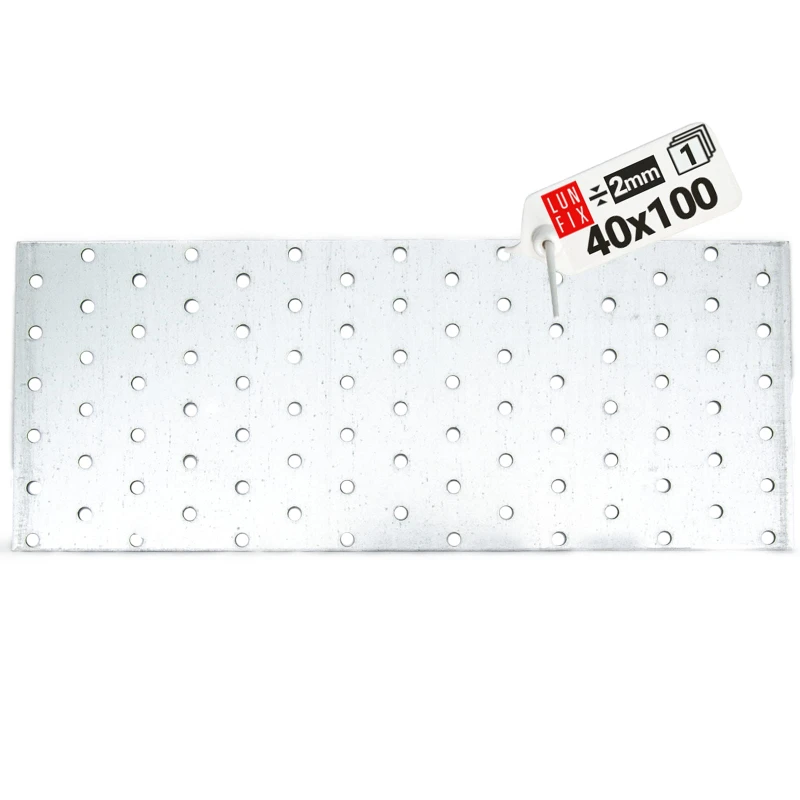 Flachverbinder 100x40x2mm Lochplatte 1 Stk