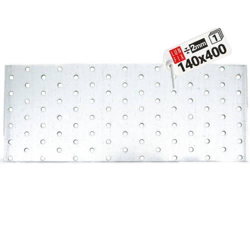 Flachverbinder 400x140x2mm Lochplatte 1 Stk