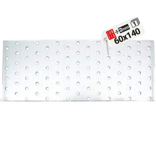 Flachverbinder 140x60x2mm Lochplatte 1 Stk