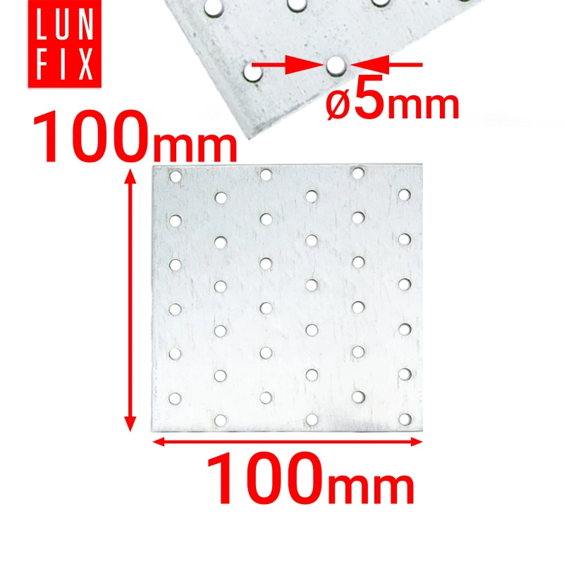 Flachverbinder 100x100 x 2mm 10 Stk