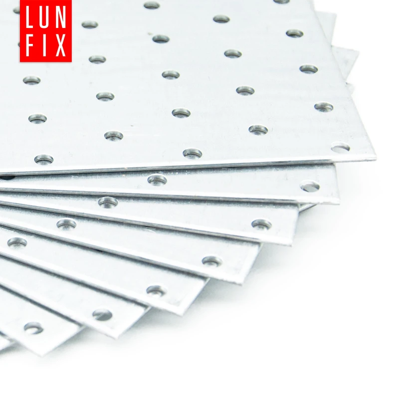 Flachverbinder 100x40x2mm Lochplatte 10 Stk