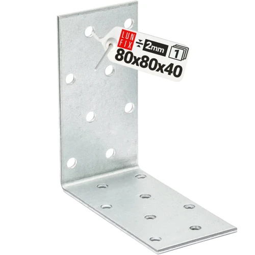 Winkelverbinder 80x80x40x2 1 Stück
