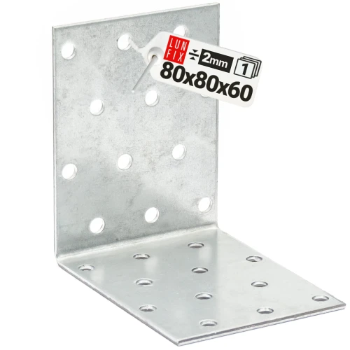 Winkelverbinder 80x80x60x2 1 Stück