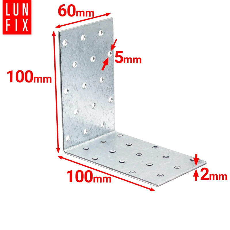 Winkelverbinder 100x100x60x2 1 Stück