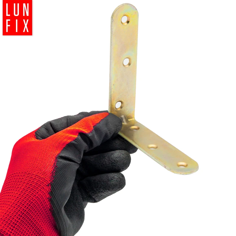 Möbelbauwinkel Gelb Verzinkt 80x80x20x2 mm