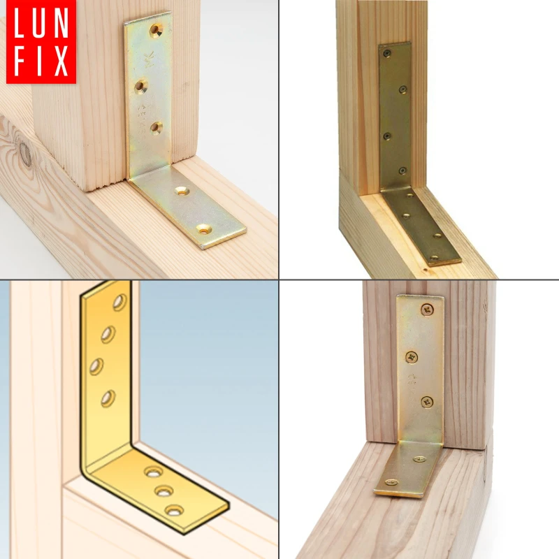 Konstruktionswinkel Balkenwinkel 120x80 Stärke 3 mm