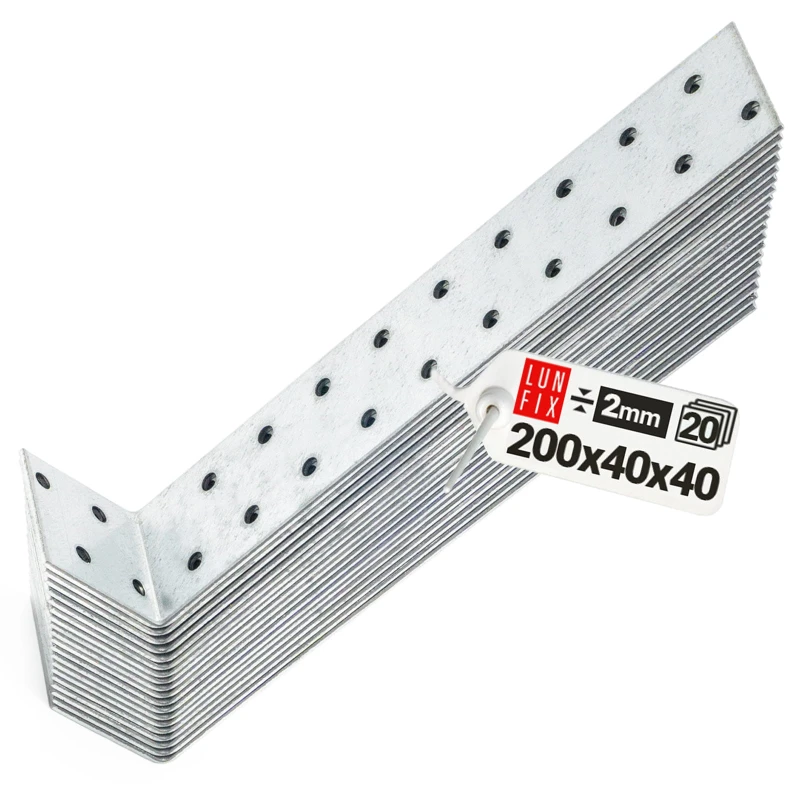 20 Stück FlachstahlBetonanker 200x40mm Materialstärke 2 mm