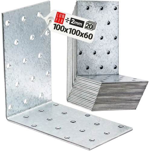Winkelverbinder 100x100x60x2 20 Stück