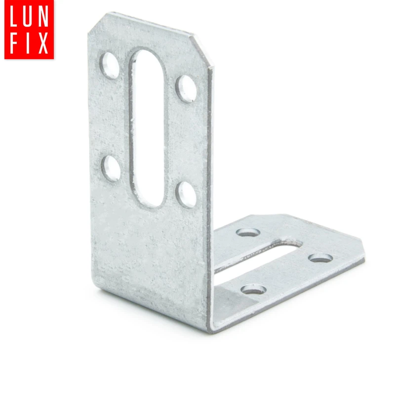 Justierbare Winkelverbinder 50x55x30x2 mm 10 Stück