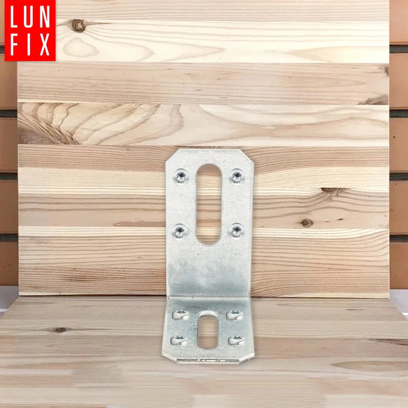 Justierbare Winkelverbinder 50x55x30x2 mm 10 Stück