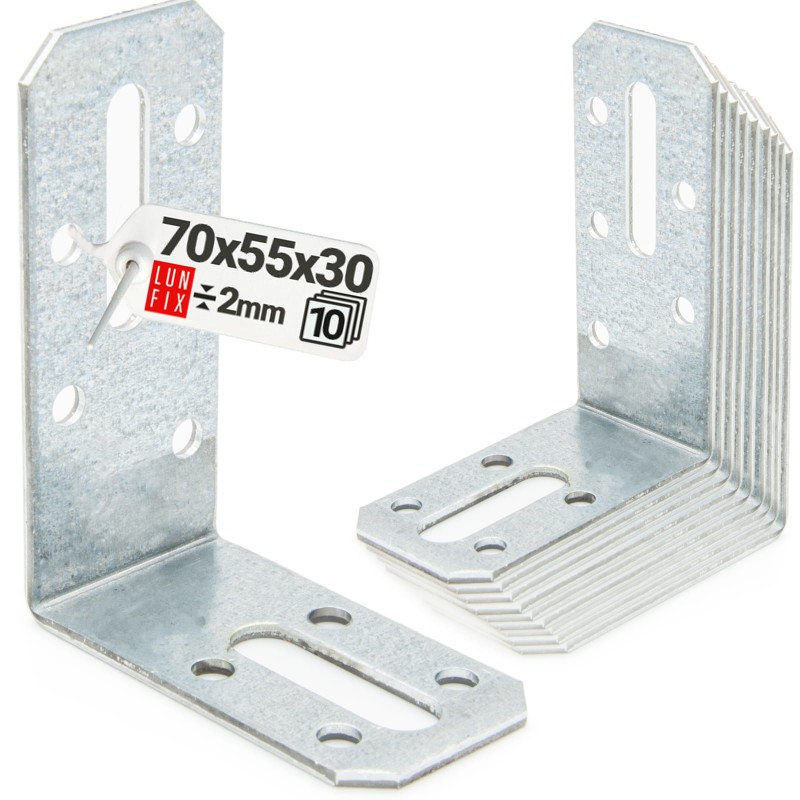 Kątownik regulowany dwustronny KRD2 70x55x30x2 mm 10szt.