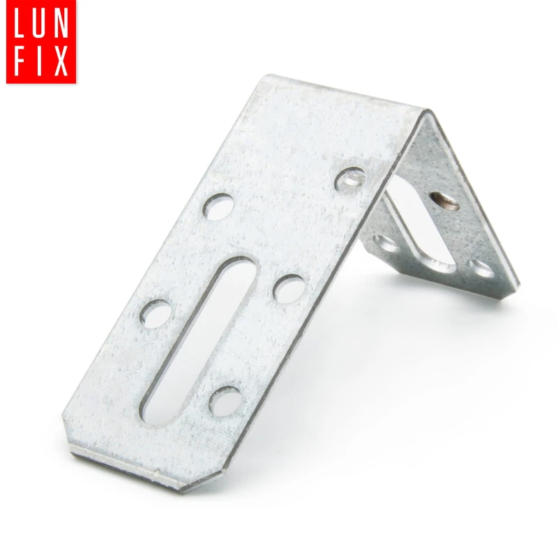 Justierbare Winkelverbinder 70x55x30x2 mm 10 Stück