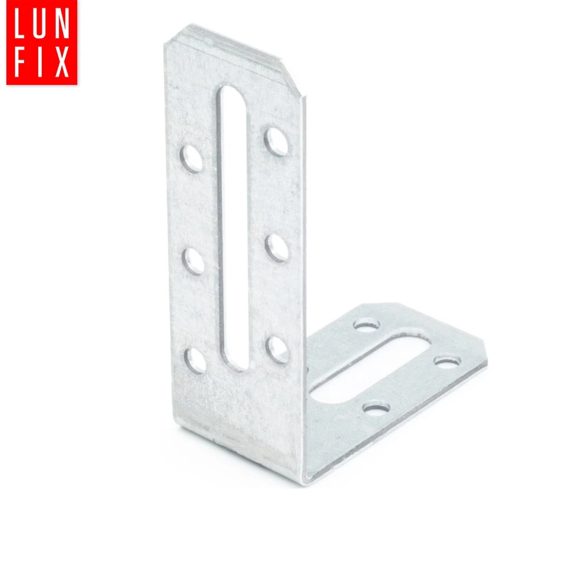 Justierbare Winkelverbinder 80x55x30x2 mm 10 Stück