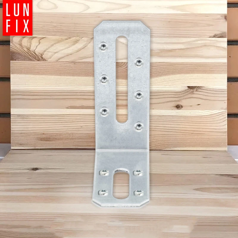 Justierbare Winkelverbinder 80x55x30x2 mm 10 Stück
