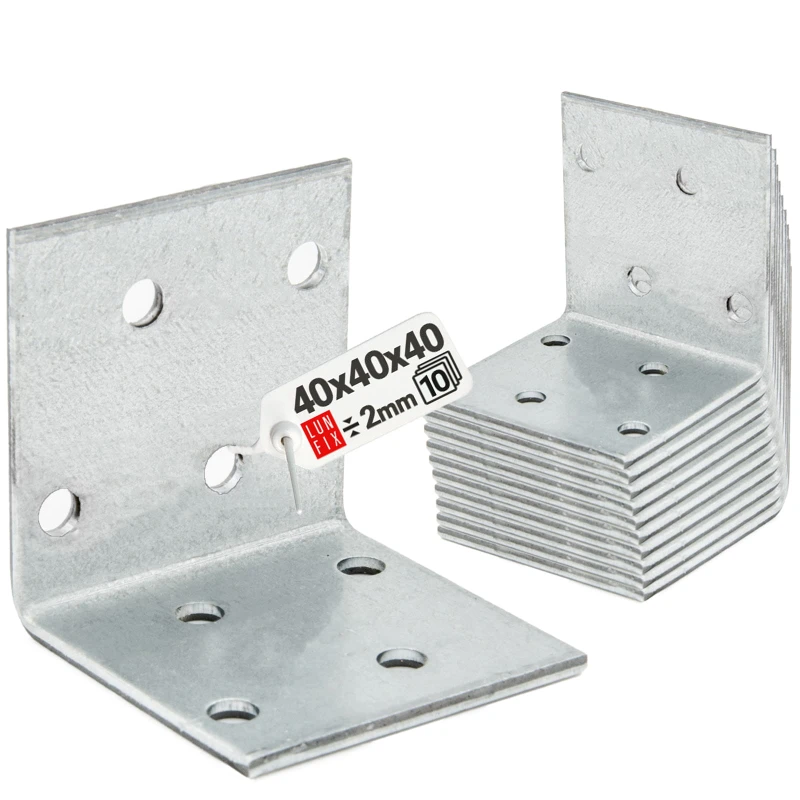 Breitwinkel Eckwinkel 40x40x40x2 mm 10 Stück