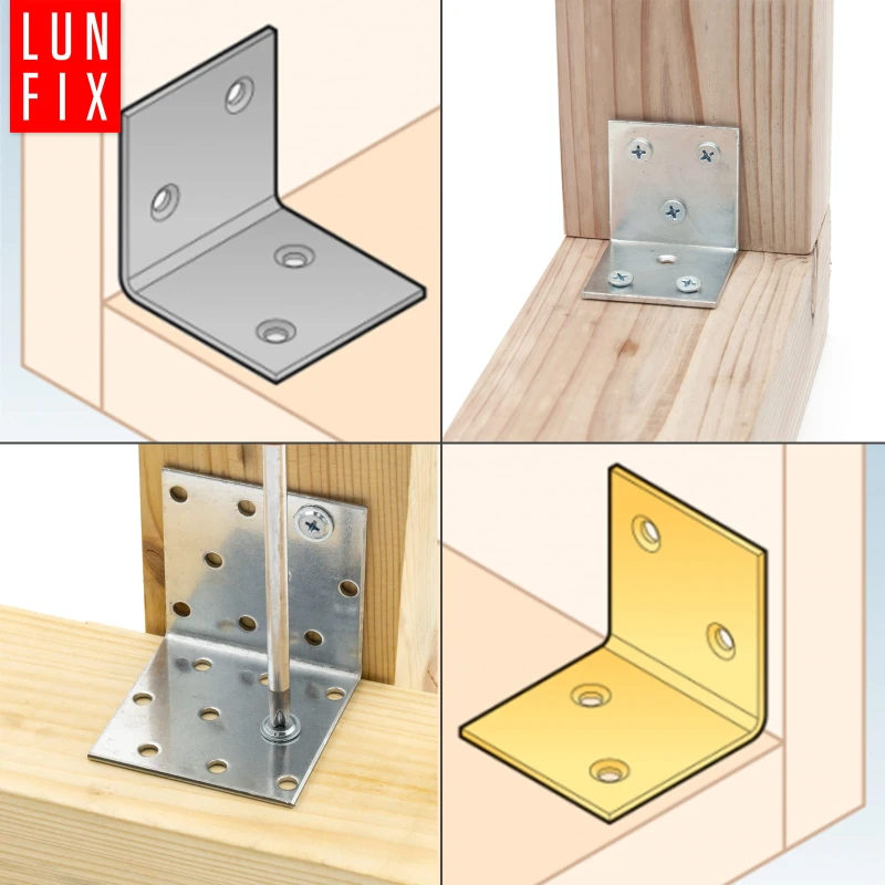 Breitwinkel Eckwinkel 40x40x40x2 mm 10 Stück