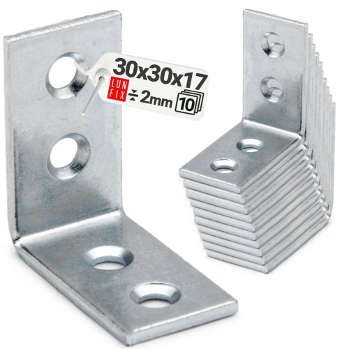Stuhlwinkel Konstruktionswinkel 30x30x17x2 mm 10 Stück