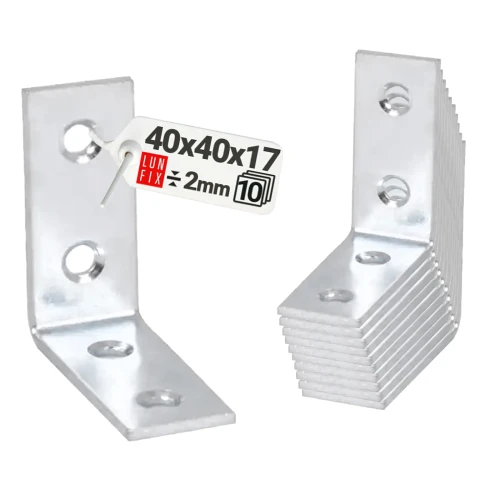 Stuhlwinkel Konstruktionswinkel 40x40x17x2 mm 10 Stück