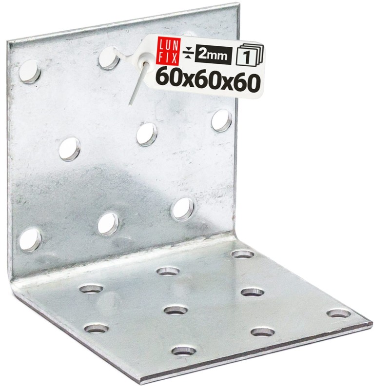 Kątownik montażowy 60x60x60x2.0