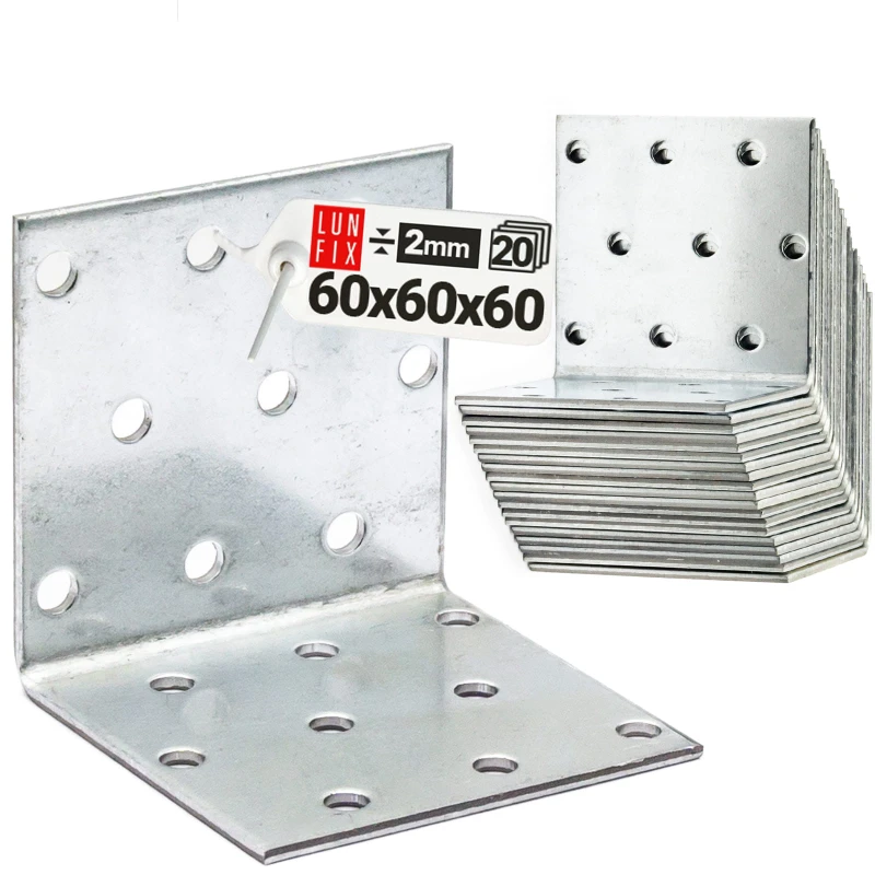 Winkelverbinder 60x60x60x2 20 Stück