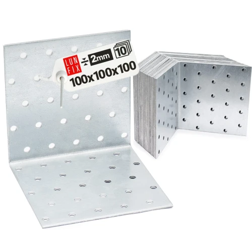 Winkelverbinder 100x100x100x2 10 Stück