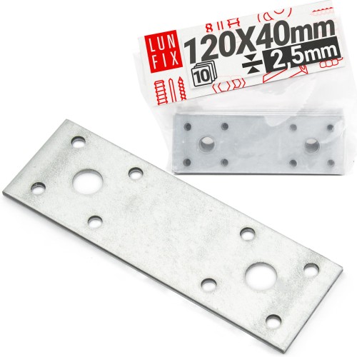 Flachverbinder 120x40x2,5mm 10er Set