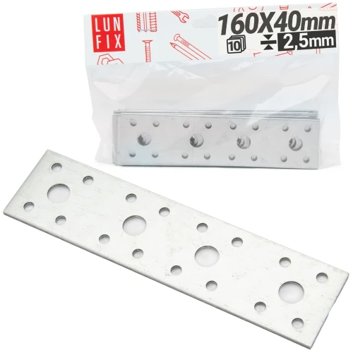 Flachverbinder 160x40x2,5mm 10er Set