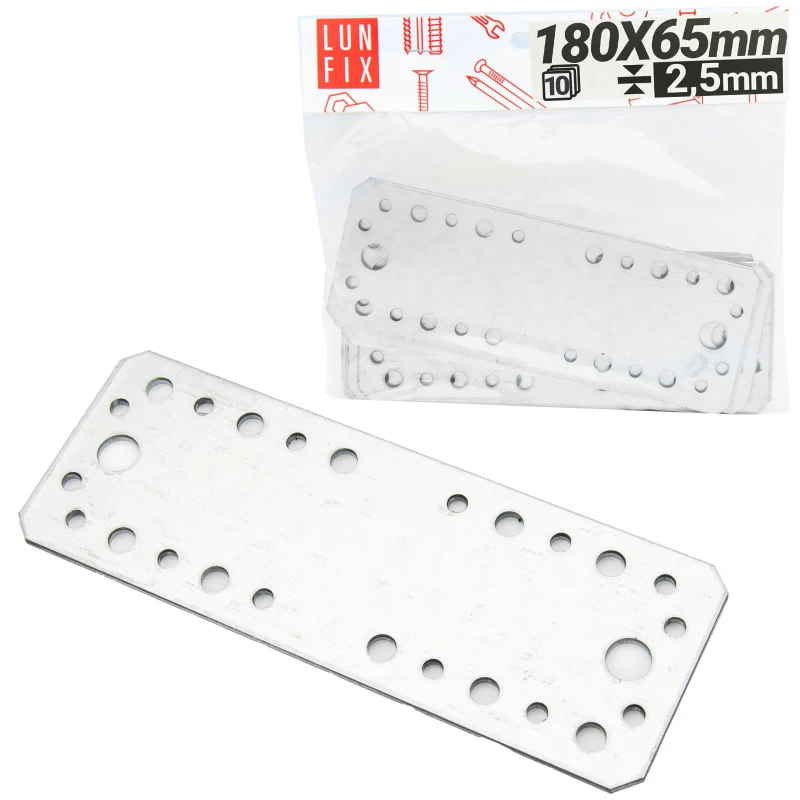 Flachverbinder 180x65x2,5mm 10er Set