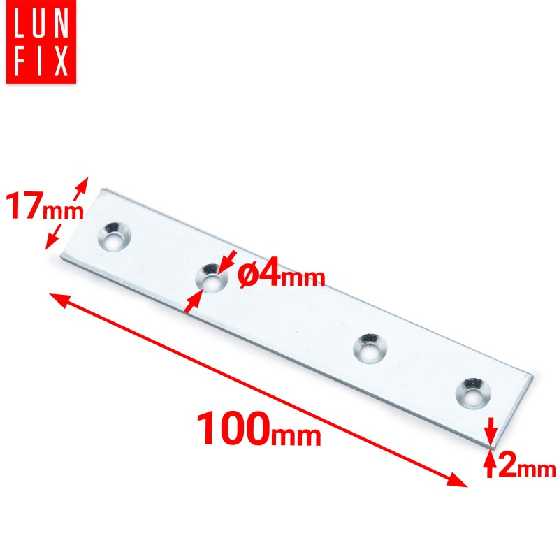 Łącznik płaski 100x17x2mm LW4 1 szt.