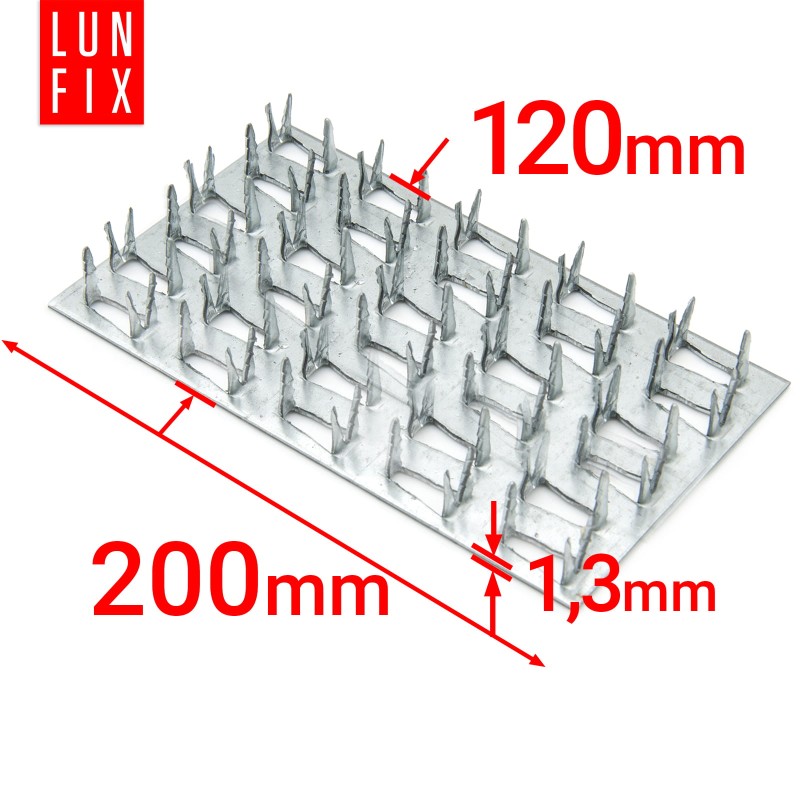 Płytka kolczasta 120x200 PK3 1szt.