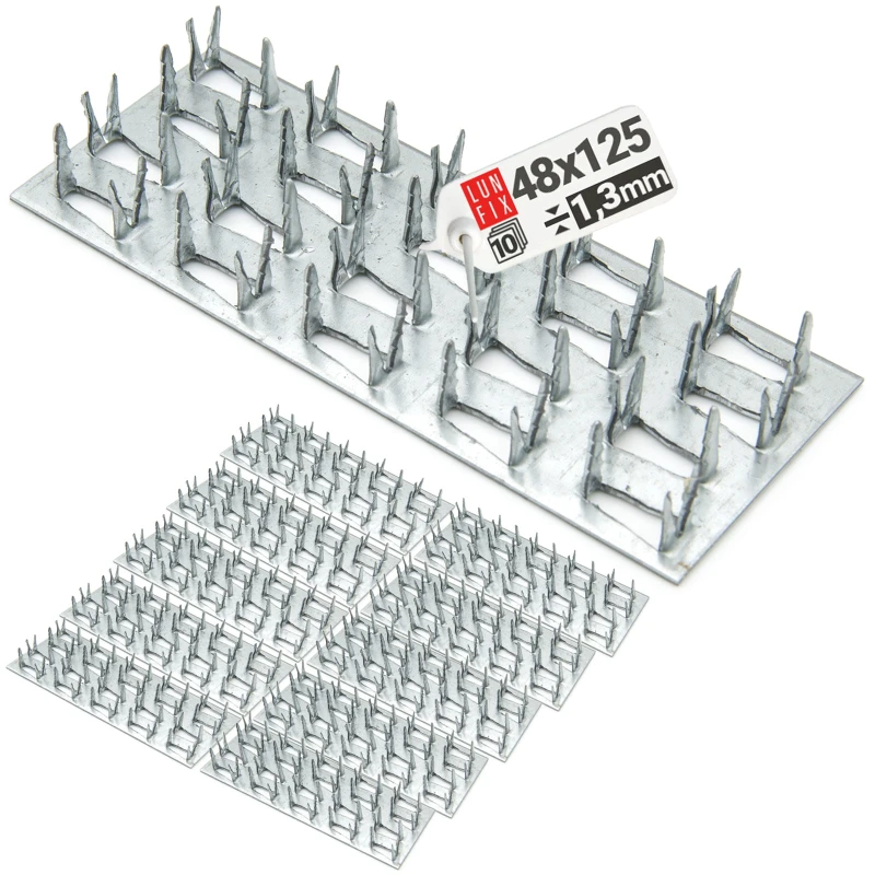 Nagelplatte 125x48x1,3mm Flachverbinder 10 Stk