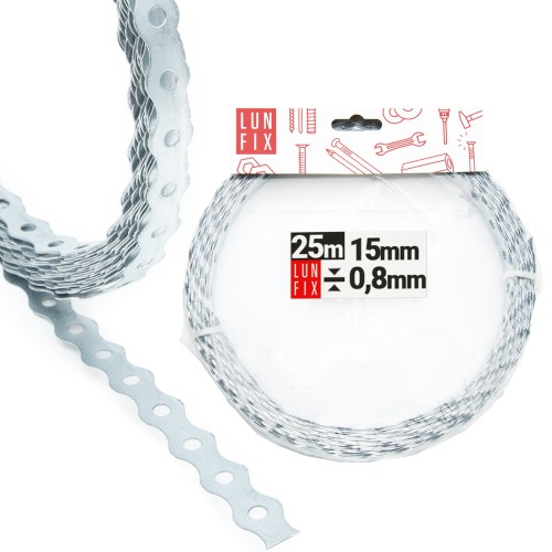 Lochband 15x0,8mm 25m