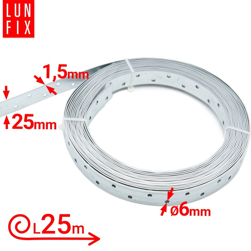 Taśma montażowa 25x1,5 TM25 opak. 25mb