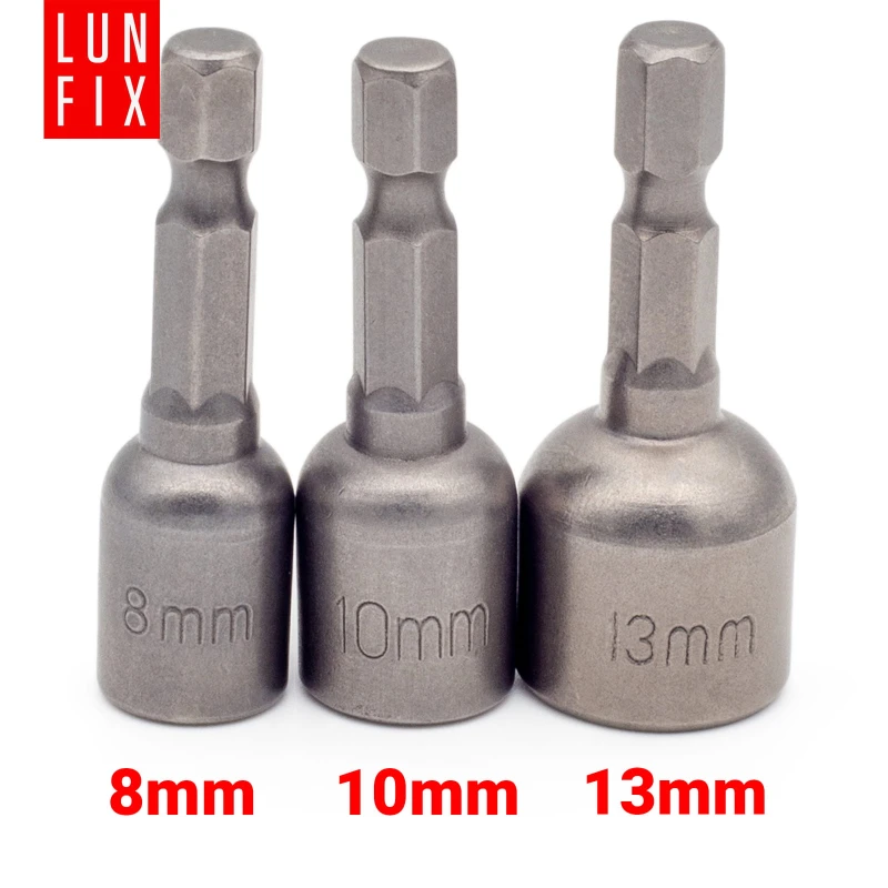 Magnetischer Steckschlüssel-Bit 8/10/13 mm 1/4"