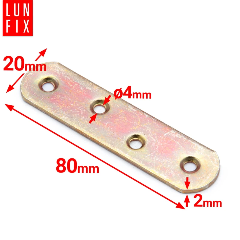 Möbel Flachverbinder 80x20x2mm