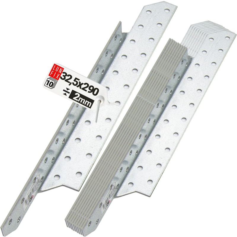 Łącznik krokwiowy LK7 ciesielski 290x32,5 mm LEWY 10szt.