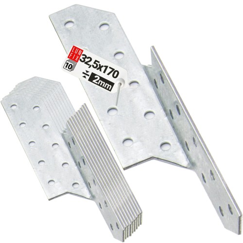 Sparrenpfettenanker 32x170mm Rechts 10er Set