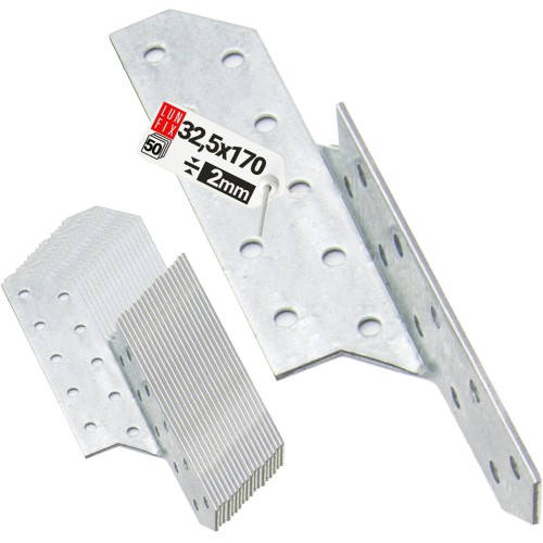 Sparrenpfettenanker 32x170mm Rechts 50er Set