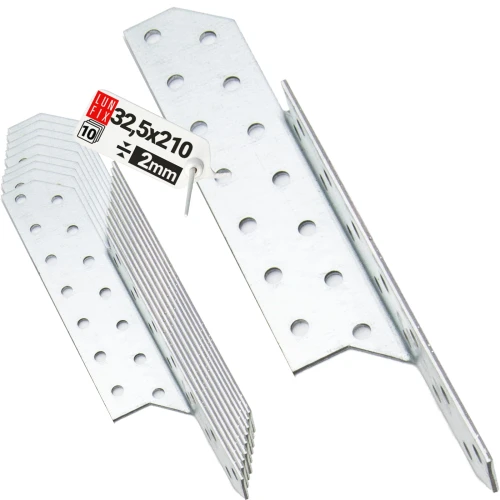 Sparrenpfettenanker 32x210mm Rechts 10er Set