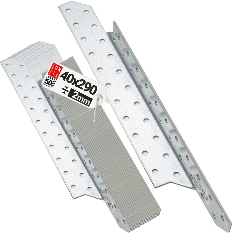 Łącznik krokwiowy LK8 ciesielski 290x40 mm PRAWY 50szt.
