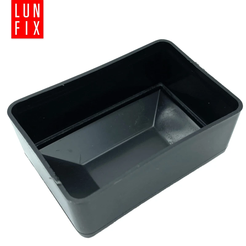 Pfostenkappen Schwarz 40x60 mm 10 Stück