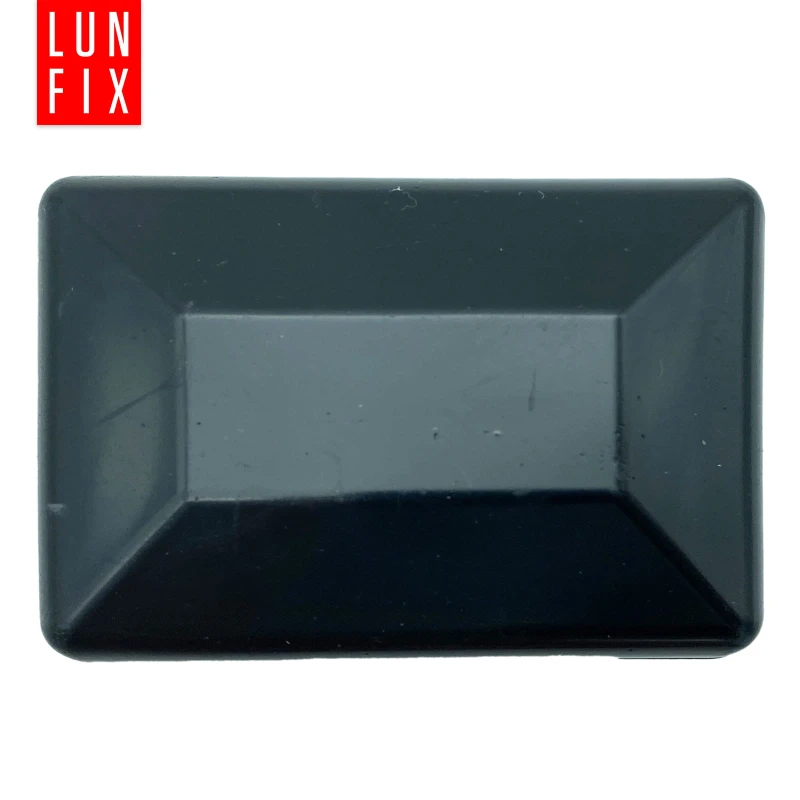 Pfostenkappen Schwarz 40x60 mm 10 Stück