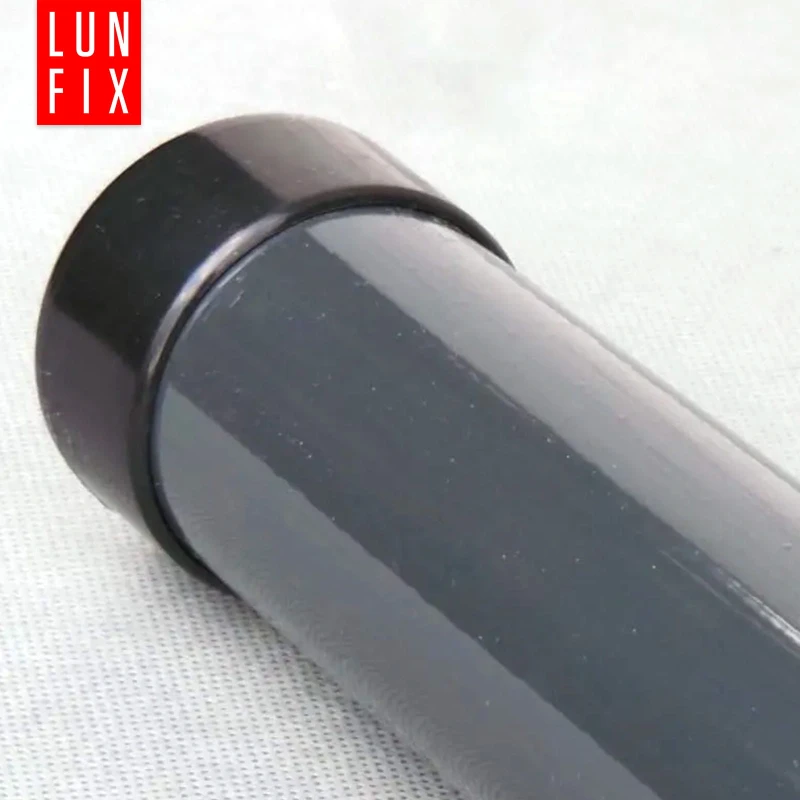 Pfostenkappen Schwarz 76 mm Rund 10 Stück