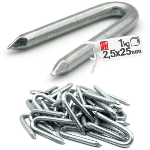 Krampen 2,5x25 1 kg (ca.360 Stk.)
