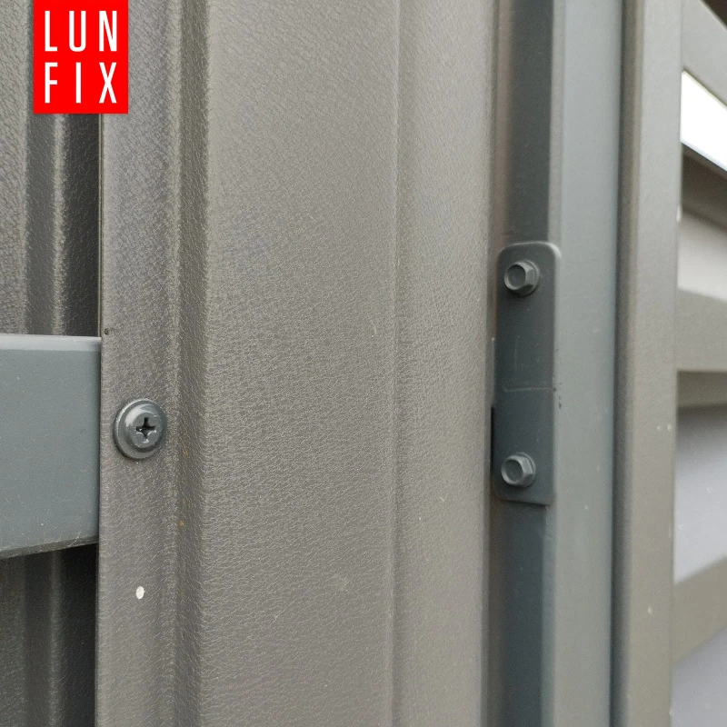 Zaunhalter Wandanschluss 75x45 mm Verzinkt Silber