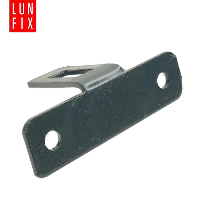 Zaunhalter Wandanschluss 75x45 mm RAL7016 Anthrazit