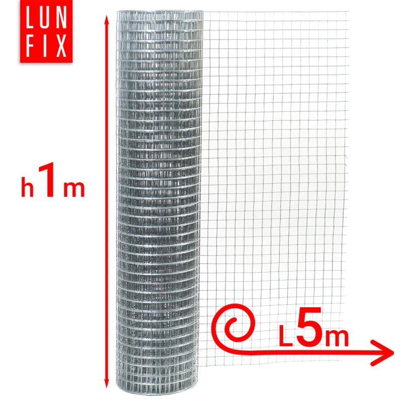 Wühlmausgitter Maulwurfgitter Kaninchendraht H1m L5m Maschenweite 13x13mm Ø0,8mm