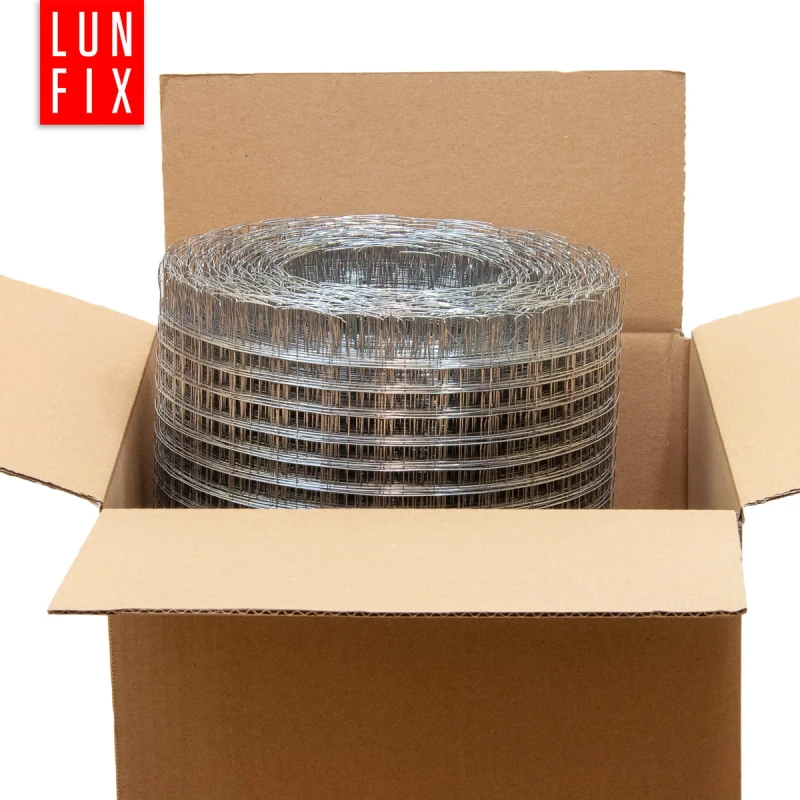 Volierendraht Hühnerdraht Verzinkt H1m L50m Maschenweite 13x25mm Ø0,65mm