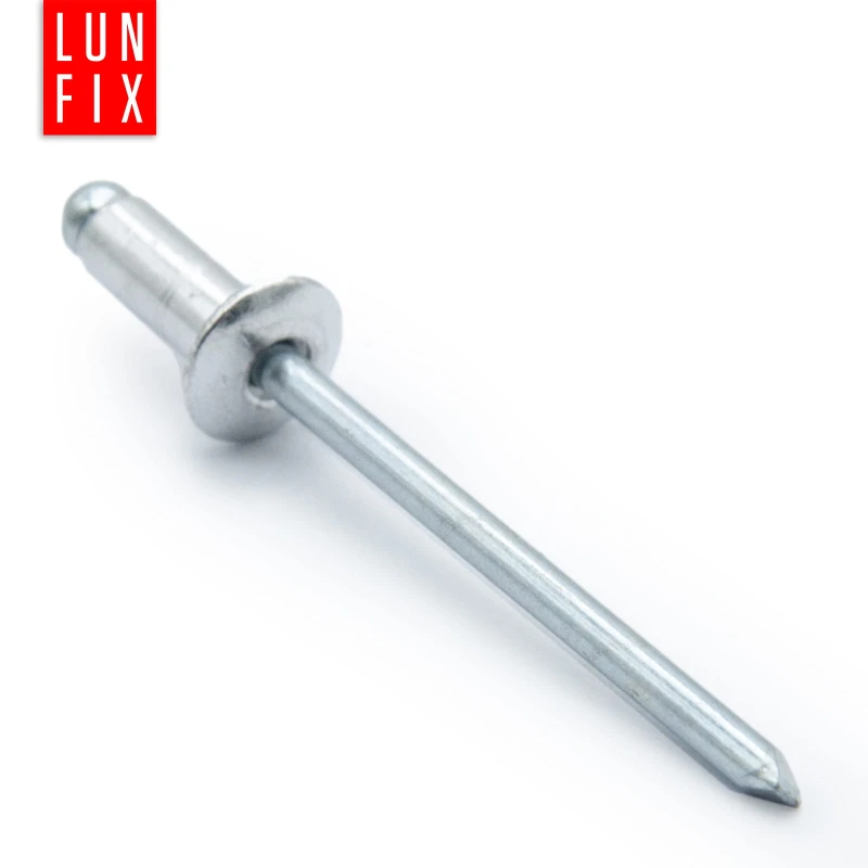 Aluminium Blindnieten DIN7337 4x6 mm 50 Stück Silber