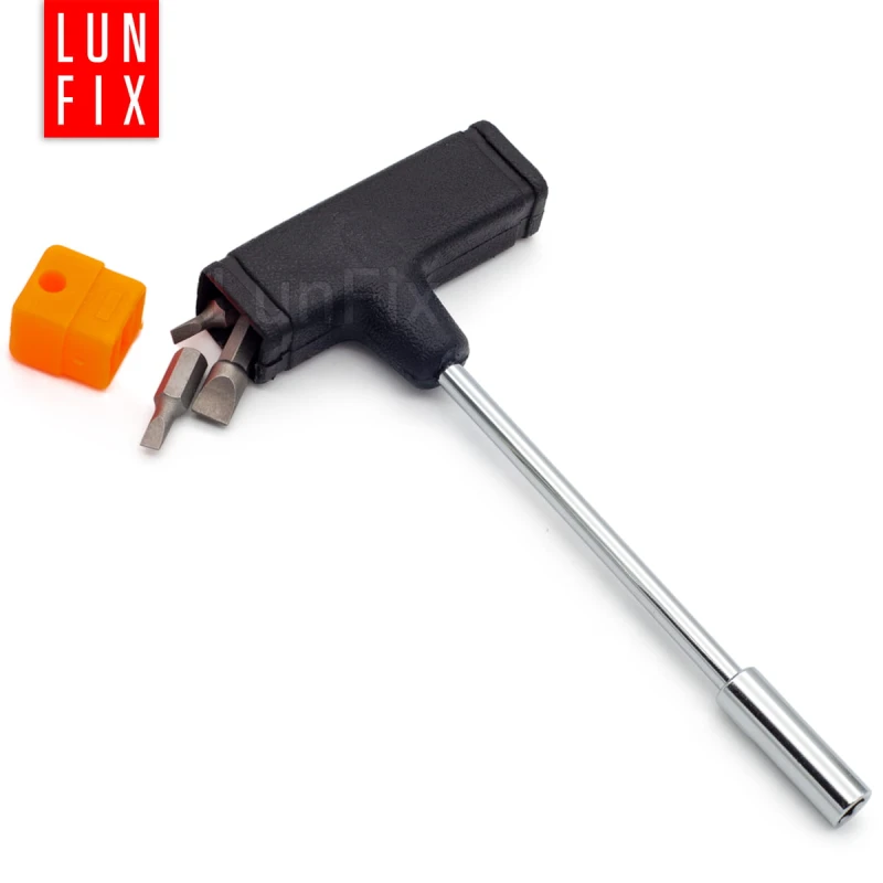 T-Griff Schraubendreher Stecknuss- und Bit-Set 11 Teile